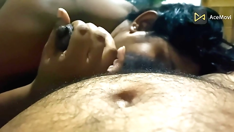 Amateur brunette gets her pussy fucked in the kitchen