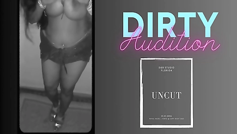 Amazing brunette with huge breasts 18+ solo sex scene