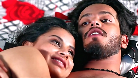 Big tits brunette milf seduces her boyfriend with her sweet tits