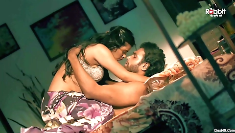 Brunette beauty gets her ass licked and teased with a big dick