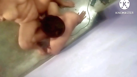 Sexy stepmom and her horny stepfather fucking in bed