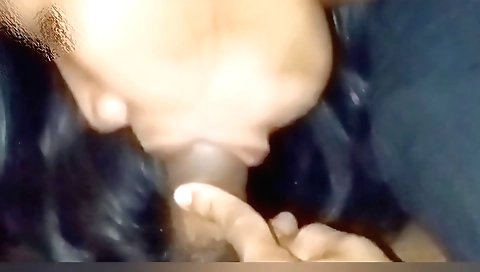 Indian stepsister sucking her stepbrother and cum swallowing