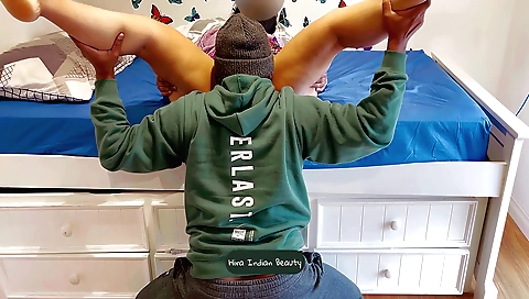 Indian hot girl sucks her husband away from home and takes it back