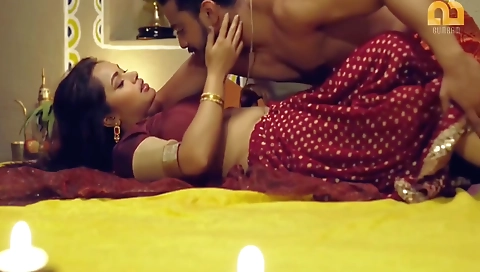 Busty indian brunette gets fucked and her big boobs and pussy