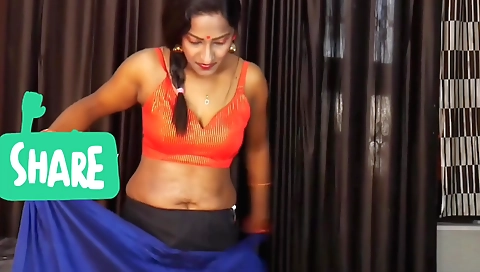 Indian brunette shows off her beauty in a sexy film