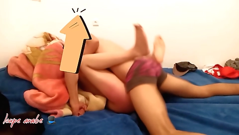 Indian stepbrother and his Indian girl in webcam sex clip