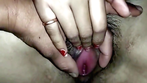 Hairy girl gets fucked in her pussy in amateur porn video