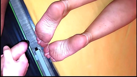 foot fucking with a hot stepmom in amateur foot fetish