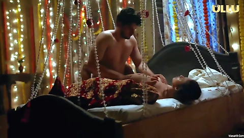 Sexy brunette with a shaved pussy is having sex with a lover