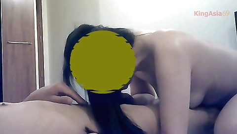 Amateur brunette 18+ gets her pussy fucked by her boyfriend 2