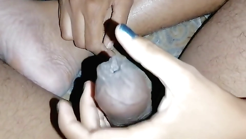 Indian babe gets her wet pussy fucked by a big dick