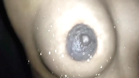 Indian girl in a bathroom looks sexy and seductive