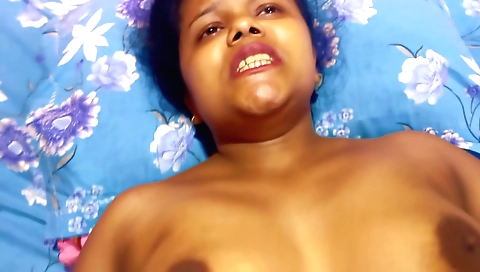 Hairy brunette gets fucked in POV in amateur video