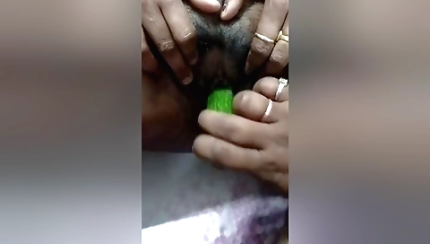Indian couple makes porn videos with their hairy pussy