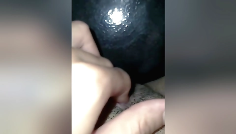 Solo video with an amateur indian beauty in a white dress