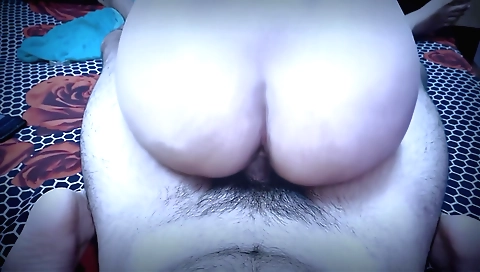 Busty brunette 18+ fuck by her stepdad in amateur pov