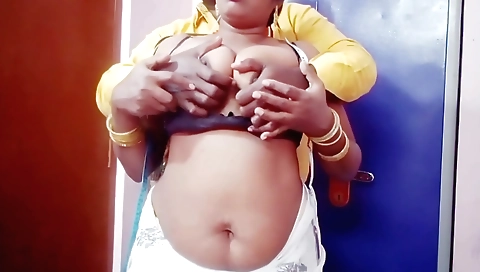 Hot brunette gets a handjob from a sexy tailor in webcams