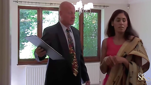 Sahara knite cum on his dick on a cliff in hot porn