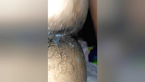 Slut with sexy tits gets creampied in amateur porn