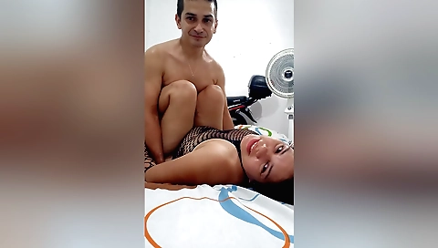 Indian milf with a big ass and boobs fucks in doggystyle