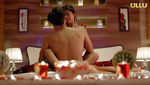 Hot brunette with big natural boobs is getting banged