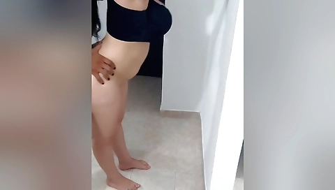 Stepson is creating a homemade film when he takes his milf sister