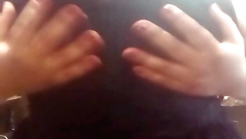 Indian girl with big boobs is playing with her pussy