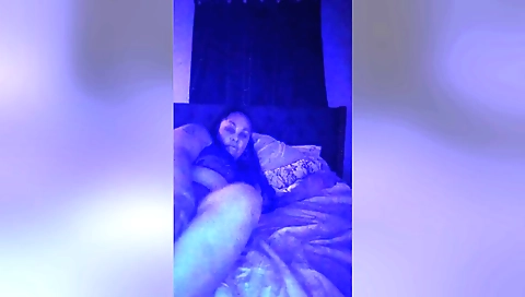 Busty amateur brunette with natural boobs bangs ass