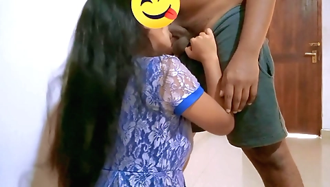 Car with a chubby brunette and she is in the middle of a blowjob