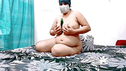 Amateur brunette with perfect body shows her body 2