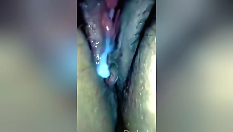 Indian teen gets creampie on the bed from her stepbrother