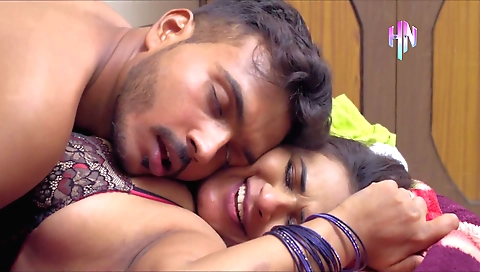 Brunette milf with a small body gets her tight pussy bound