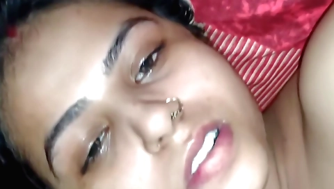 Indian girl is giving a blowjob to her older stepbrother