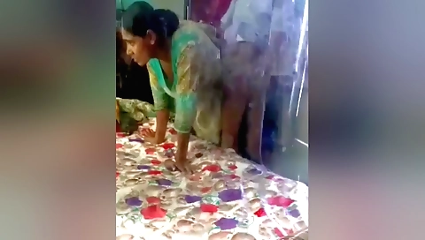 Bitching and being fucked by a handsome guy on web cam