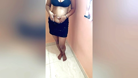 Busty brunette plays music like she's the best sex performer