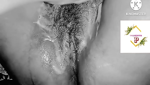 Amateur fetish video with hairy pussy and big hump