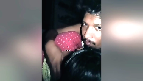 Indian slut gets fucked by her husband and gets hard on