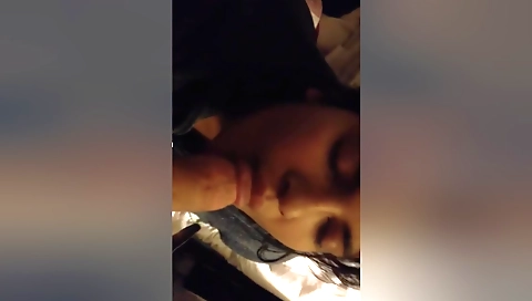 Busty brunette milf with a round ass cums with pleasure