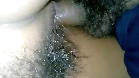 Indian whore with a hairy pussy fucked in a fetish scene