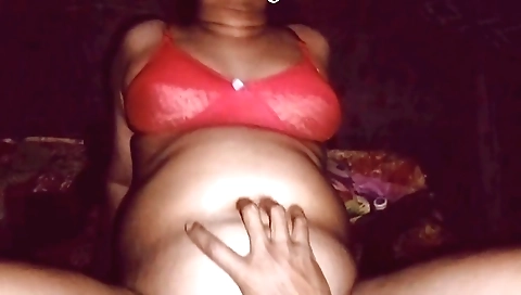 Indian housewife in a sexy outfit 18+ and has a big black cock