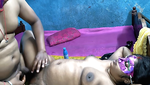 Indian girl fucked in the house by her husbands bestie