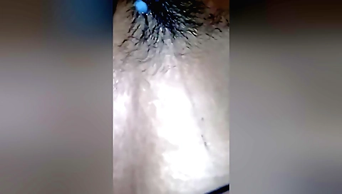 Indian hairy whore creampies herself in amateur sex video