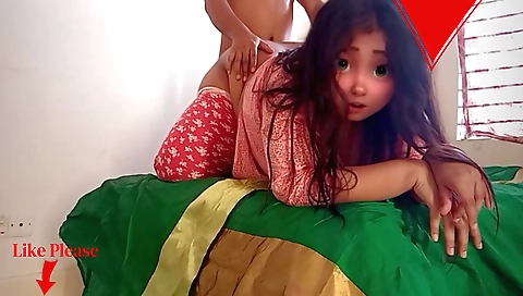 Charming brunette Bhabhi cheating with husband's ex-boyfriend