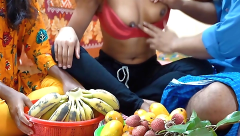 Indian stepsister shows her boobs and plays with cumshot