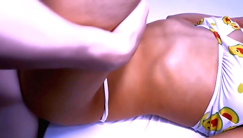 Indian teen shows us her body in amateur stockings