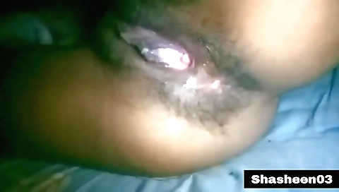 Indian girl in green bikini gets naked and shows off