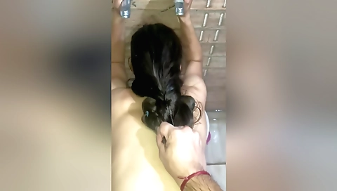 Amateur pov video of Tere pati ko dikha dunga sali