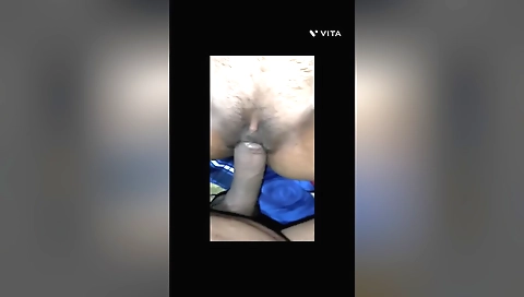 Indian teen fucks her hairy pussy in doggy style pov