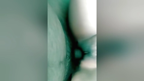 Indian hairy bitch gets cum all over her hairy pussy