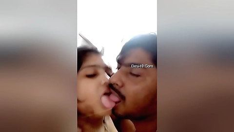 Bhabhi naked video with her lover blowing her lips